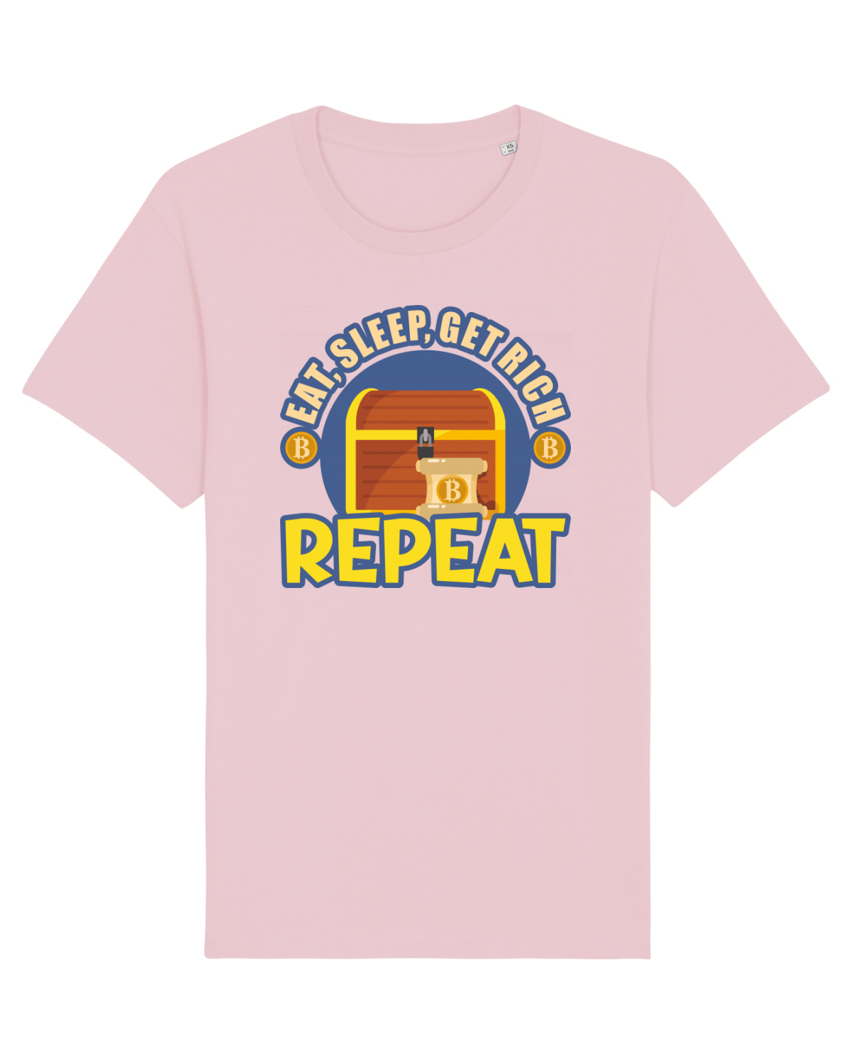 Tricou mânecă scurtă Unisex Rocker Cotton Pink