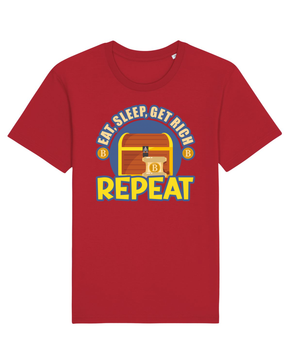 Tricou mânecă scurtă Unisex Rocker Red