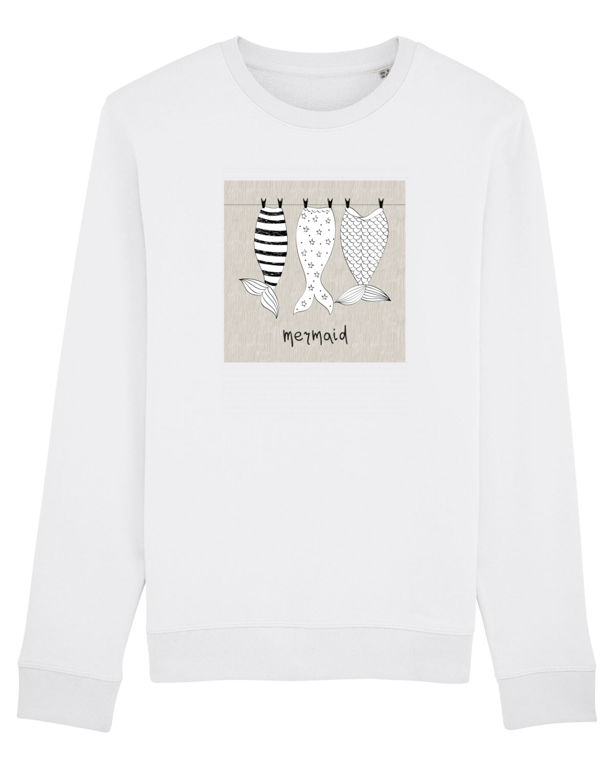 Bluză mânecă lungă Unisex Rise White