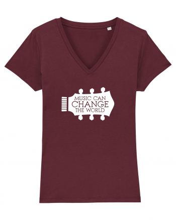 Music Can Change The World Burgundy