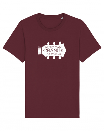 Music Can Change The World Burgundy