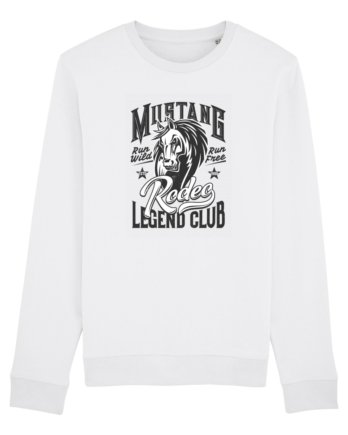 Bluză mânecă lungă Unisex Rise White