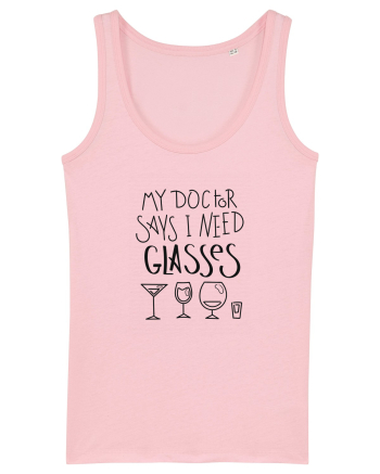 My Doctor Says I Need Glasses Cotton Pink