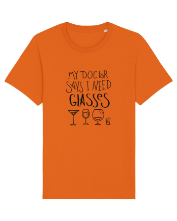 My Doctor Says I Need Glasses Bright Orange