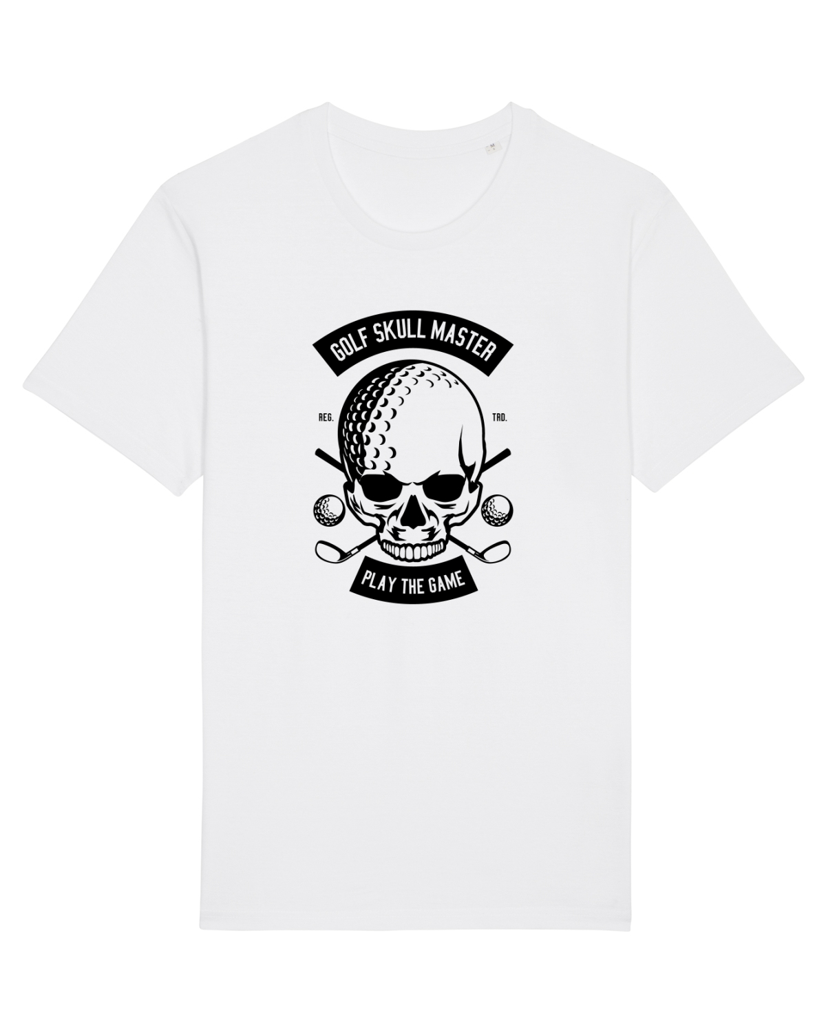 Tricou mânecă scurtă Unisex Rocker White