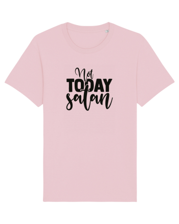 Not Today Satan Cotton Pink