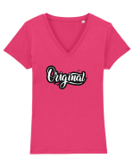 Original Tricou mânecă scurtă guler V Damă Evoker