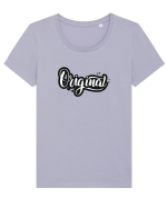 Original Tricou mânecă scurtă guler larg fitted Damă Expresser