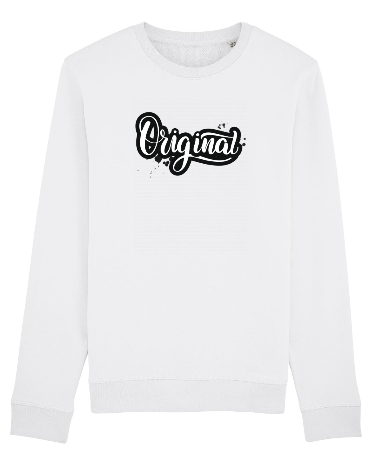 Bluză mânecă lungă Unisex Rise White
