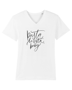 Pasta La Vista, Baby! Tricou mânecă scurtă guler V Bărbat Presenter