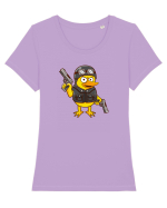 Gangsta Duck Tricou mânecă scurtă guler larg fitted Damă Expresser