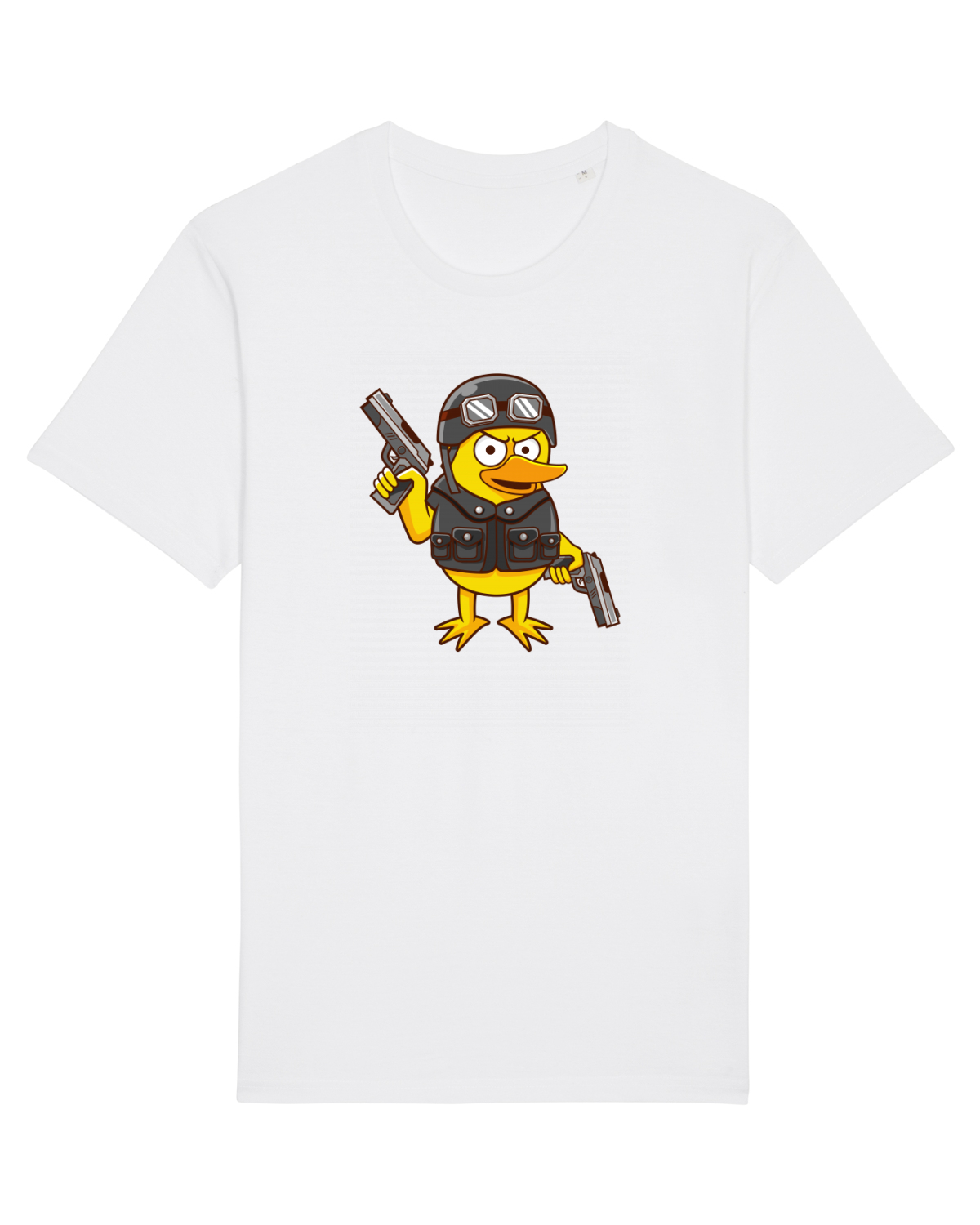 Tricou mânecă scurtă Unisex Rocker White