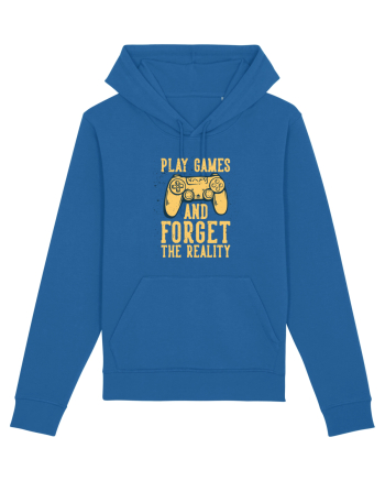 Play Games And Forget The Reality Royal Blue
