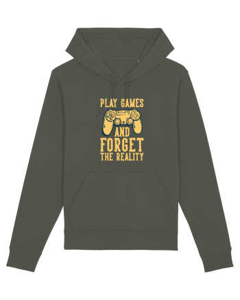 Play Games And Forget The Reality Khaki