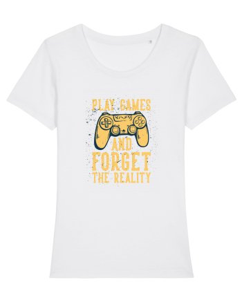 Play Games And Forget The Reality White