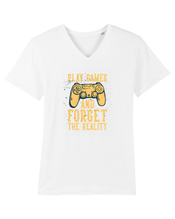 Play Games And Forget The Reality White