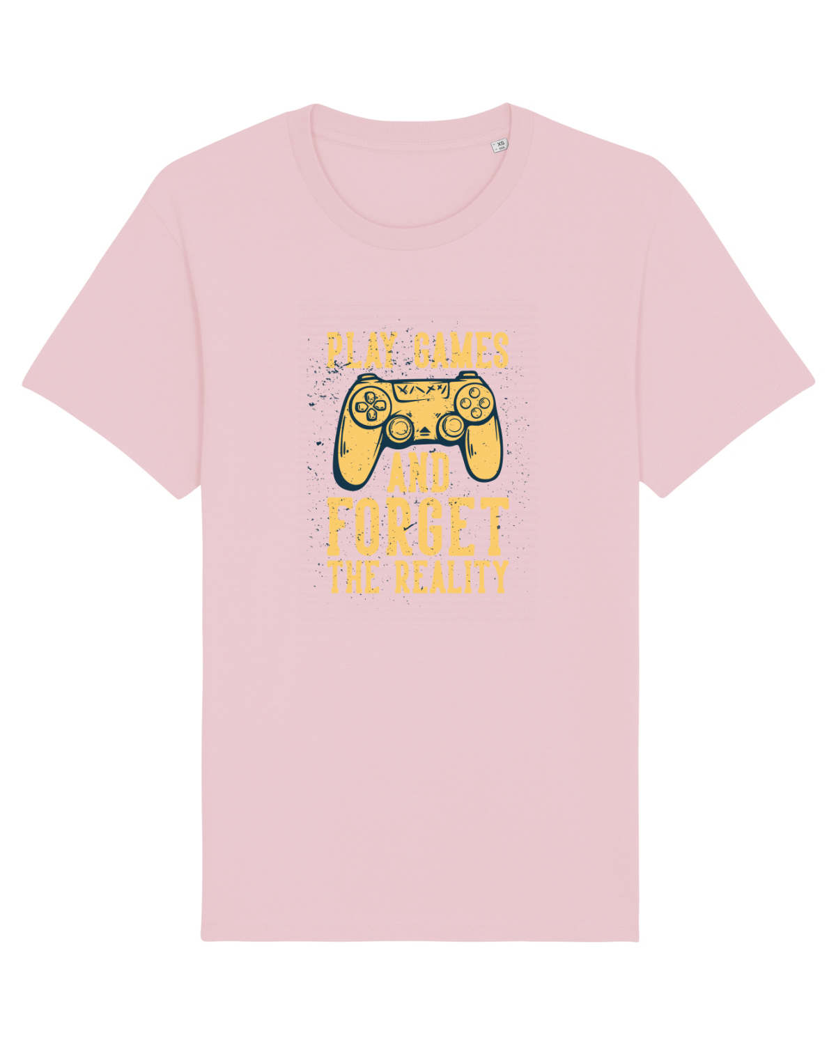 Tricou mânecă scurtă Unisex Rocker Cotton Pink