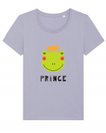 Prince Tricou mânecă scurtă guler larg fitted Damă Expresser