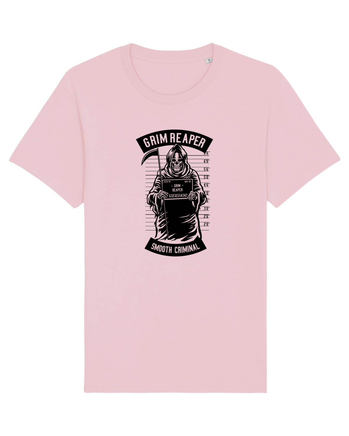 Tricou mânecă scurtă Unisex Rocker Cotton Pink