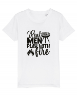 Real Men Play With Fire Tricou mânecă scurtă  Copii Mini Creator