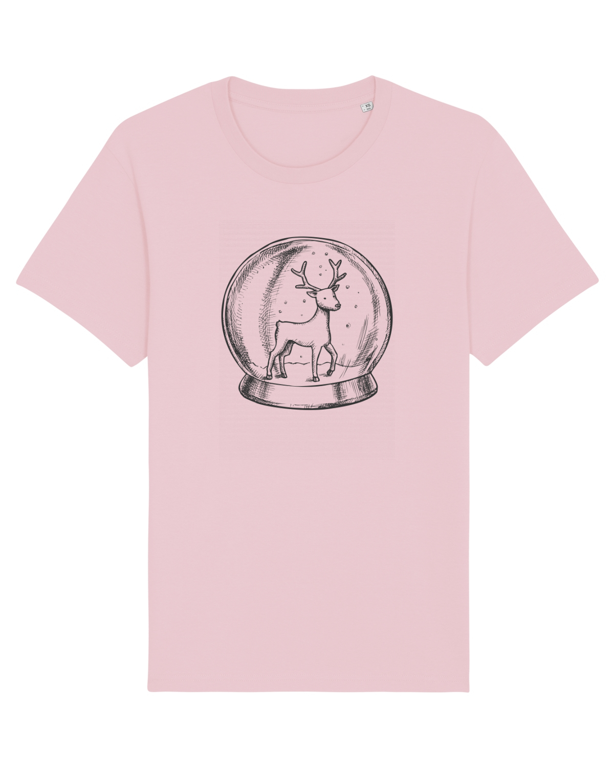 Tricou mânecă scurtă Unisex Rocker Cotton Pink