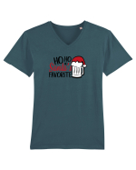 Ho Ho Ho Santa's Favorite Tricou mânecă scurtă guler V Bărbat Presenter