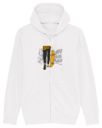 Skater Hanorac cu fermoar Unisex Connector