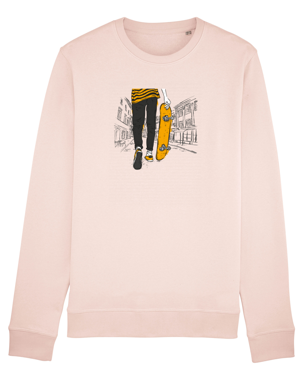 Bluză mânecă lungă Unisex Rise Candy Pink