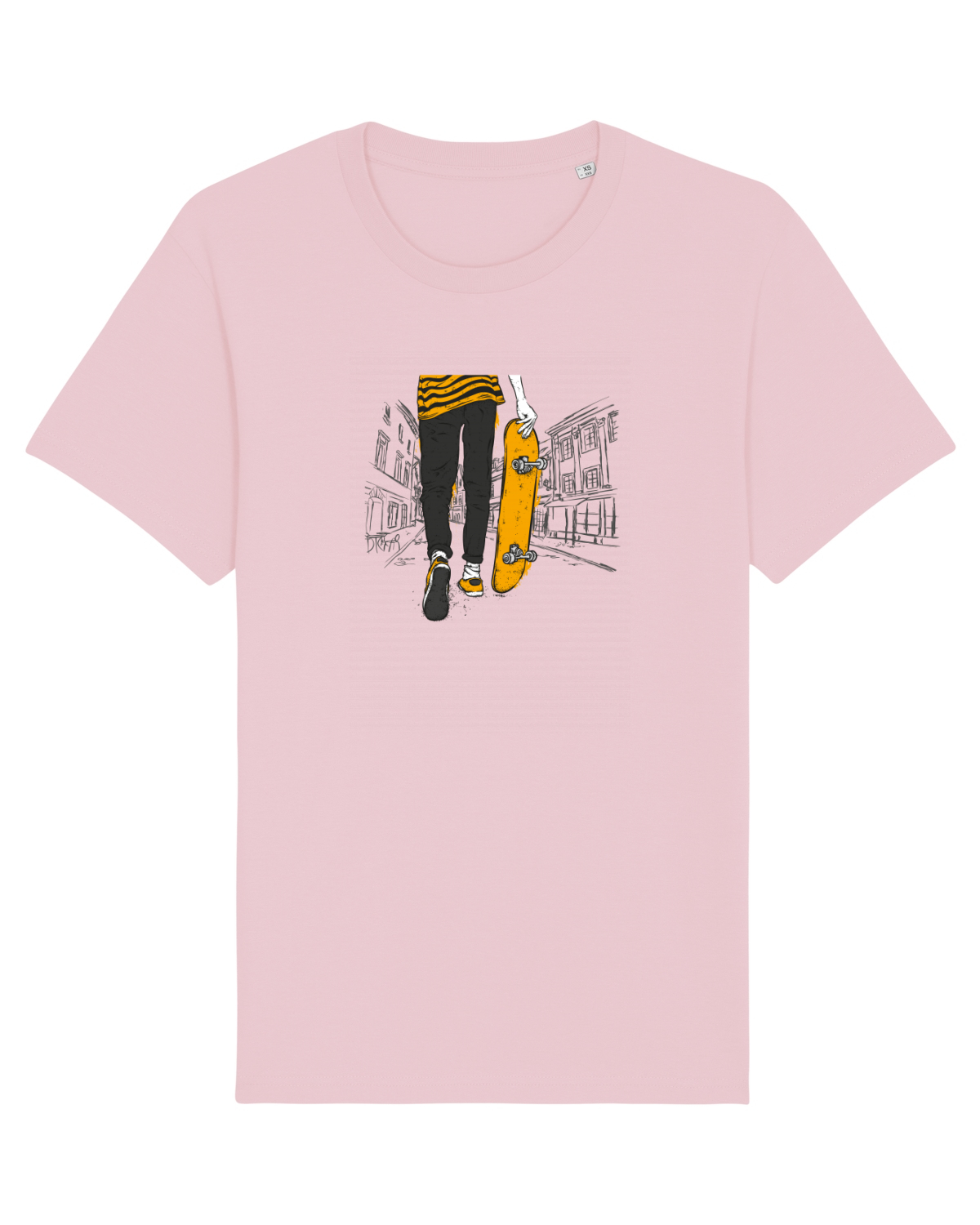 Tricou mânecă scurtă Unisex Rocker Cotton Pink
