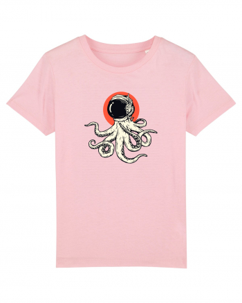 Space Octopus Cotton Pink