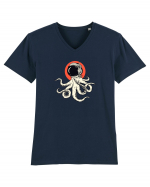 Space Octopus Tricou mânecă scurtă guler V Bărbat Presenter