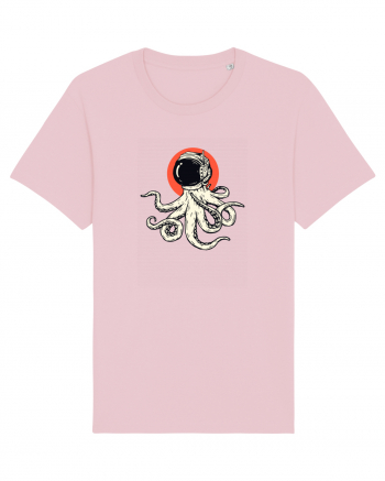 Space Octopus Cotton Pink