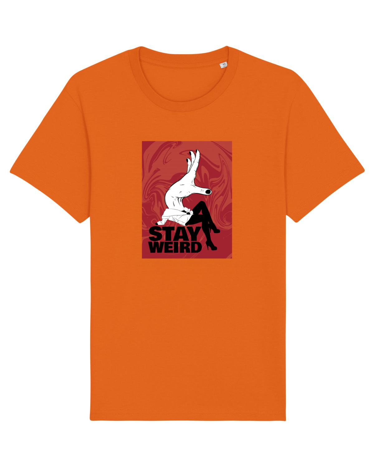 Tricou mânecă scurtă Unisex Rocker Bright Orange
