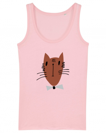 Stylish Cat Cotton Pink