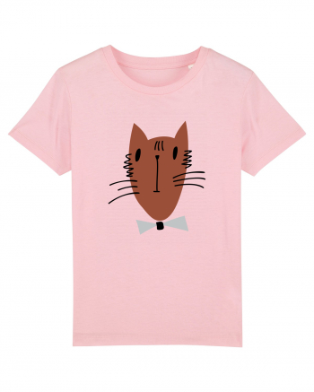 Stylish Cat Cotton Pink