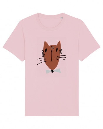 Stylish Cat Cotton Pink