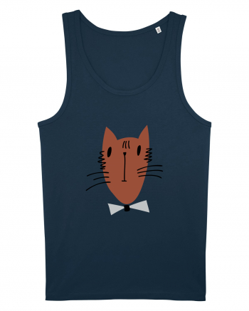 Stylish Cat Navy