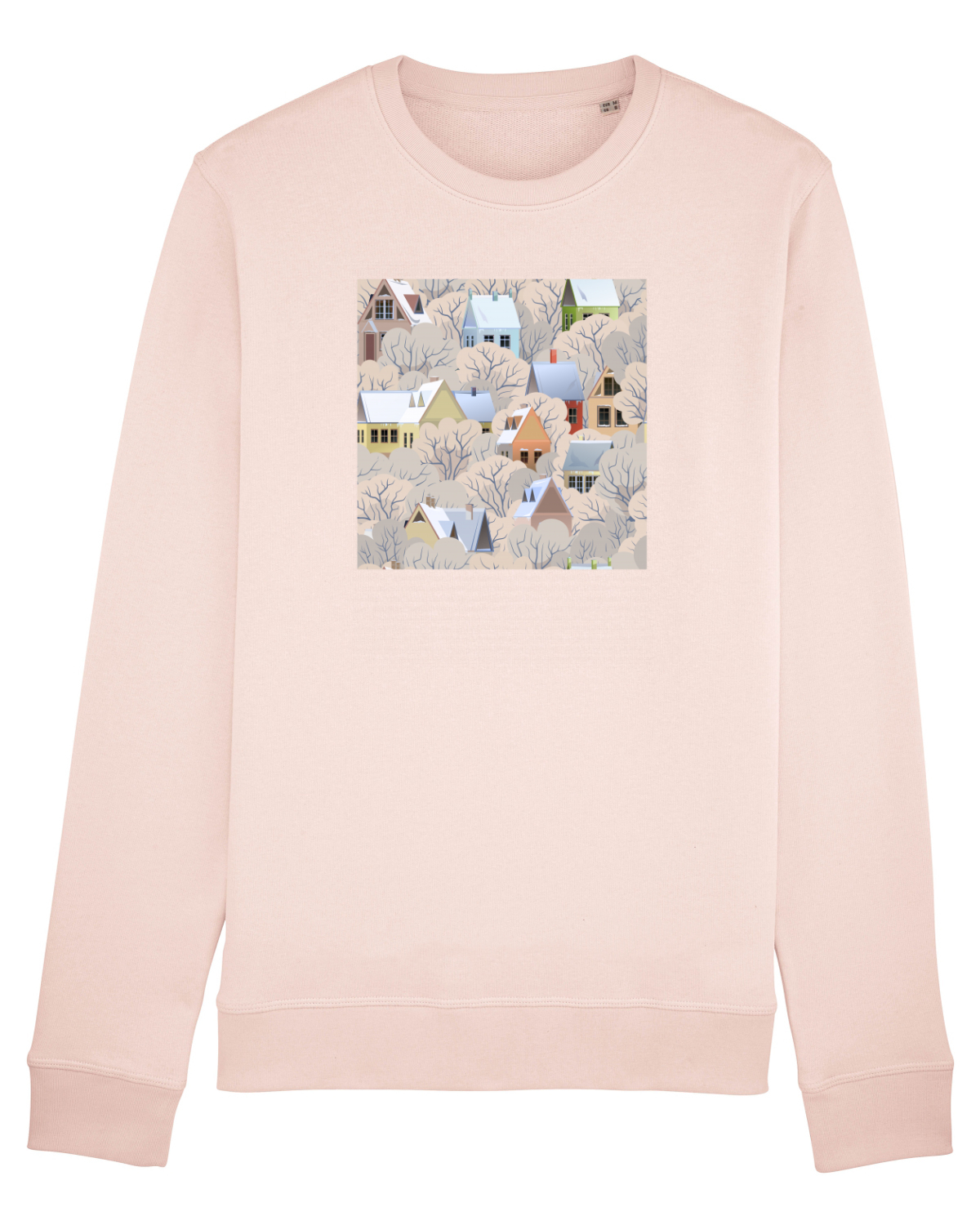 Bluză mânecă lungă Unisex Rise Candy Pink