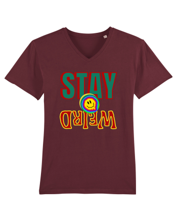 Stay Weird Burgundy