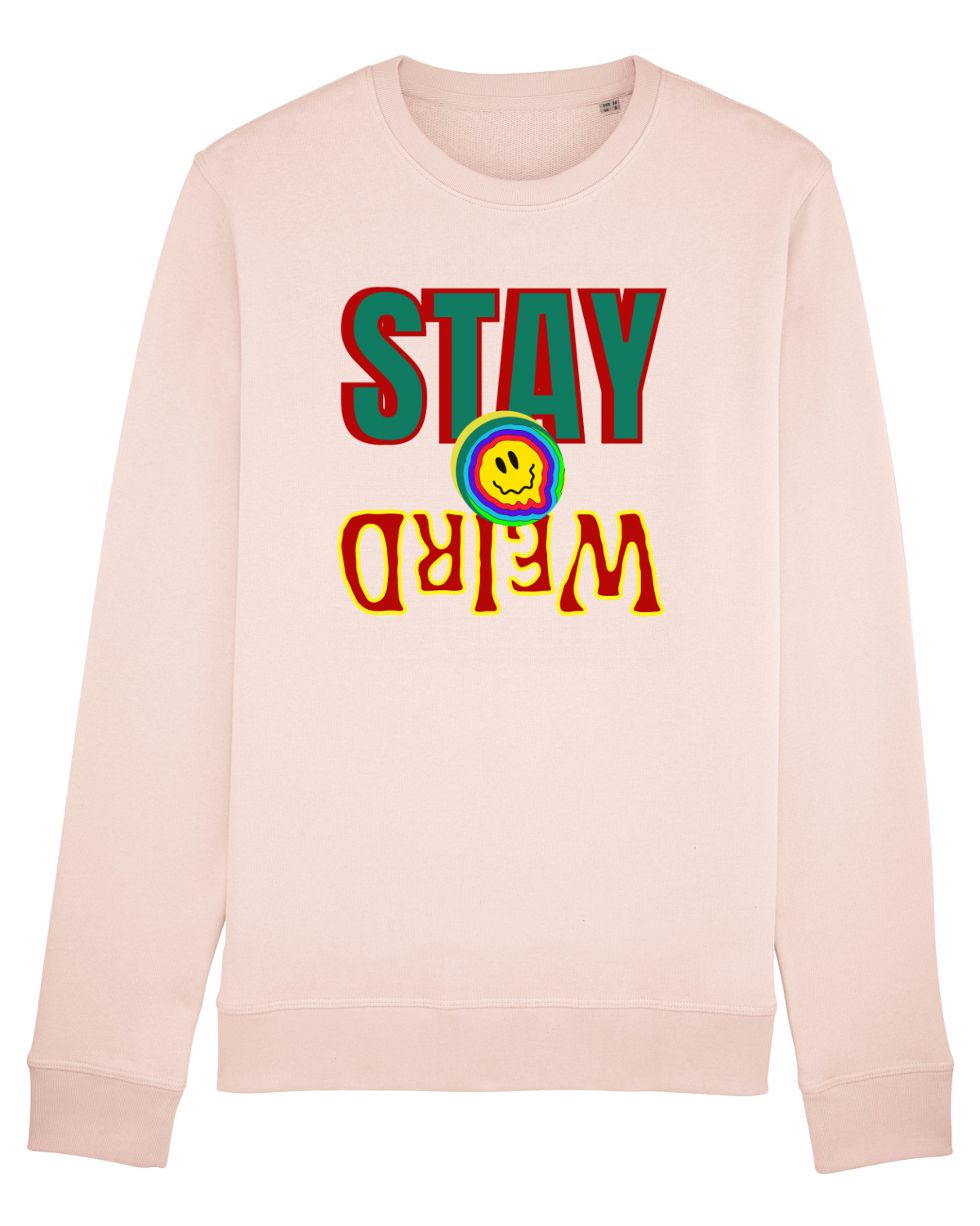 Bluză mânecă lungă Unisex Rise Candy Pink