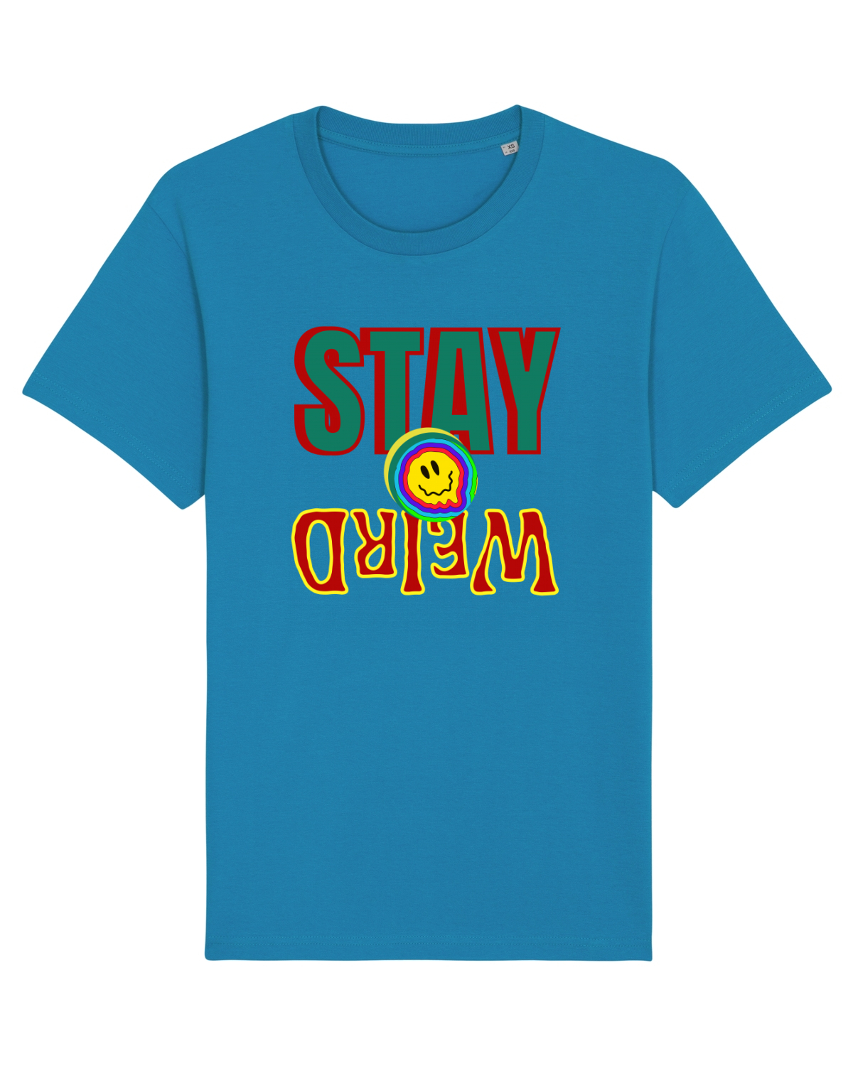 Tricou mânecă scurtă Unisex Rocker Azur