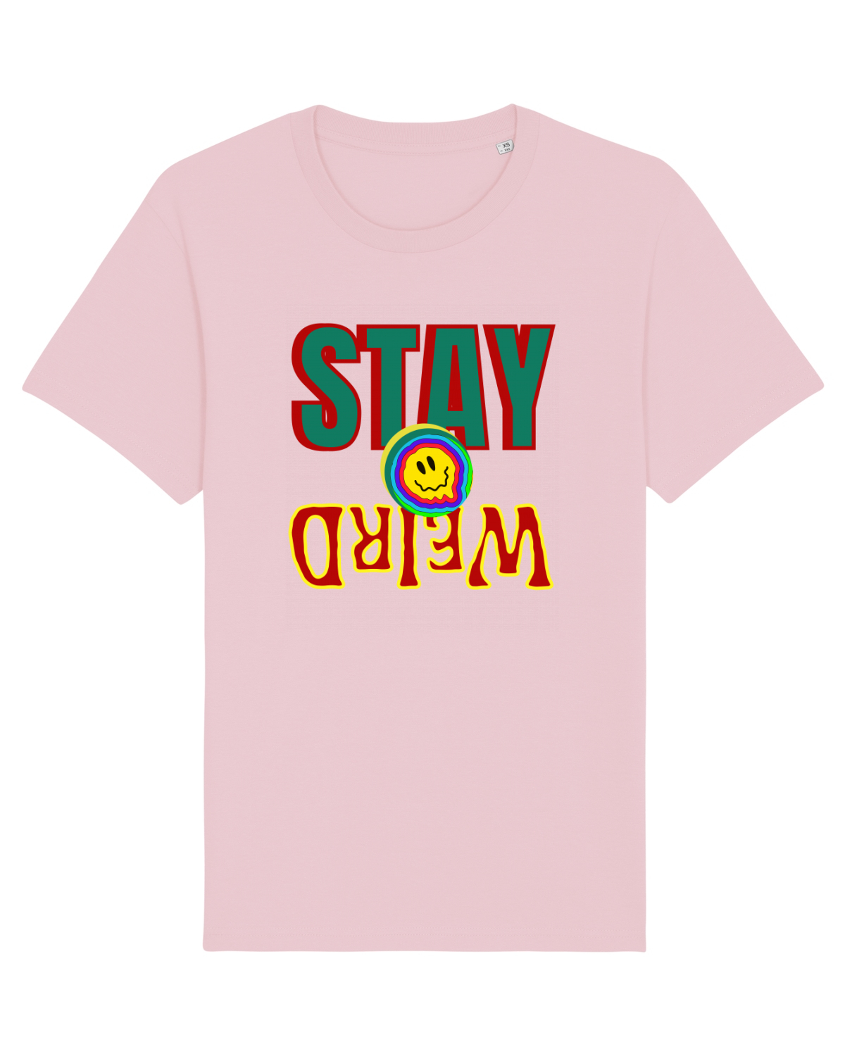 Tricou mânecă scurtă Unisex Rocker Cotton Pink