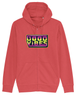 Good Vibes Hanorac cu fermoar Unisex Connector