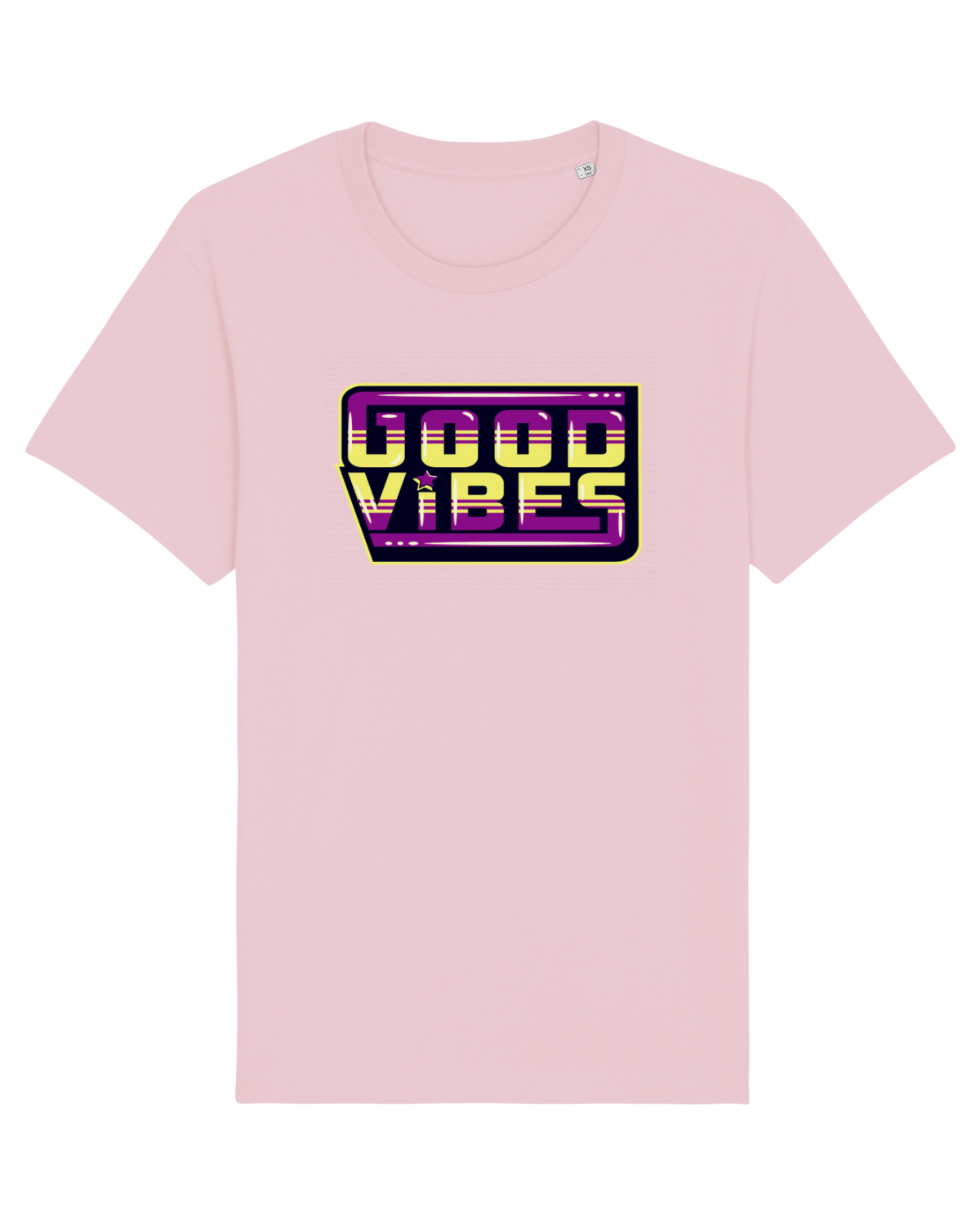 Tricou mânecă scurtă Unisex Rocker Cotton Pink