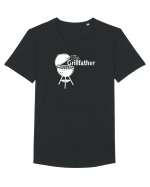 The Grillfather Tricou mânecă scurtă guler larg Bărbat Skater