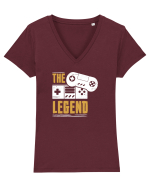 The Legend Tricou mânecă scurtă guler V Damă Evoker