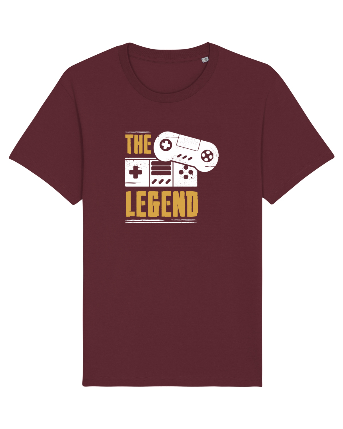 Tricou mânecă scurtă Unisex Rocker Burgundy
