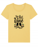 The Most Wonderful Wine Of The Year Tricou mânecă scurtă guler larg fitted Damă Expresser