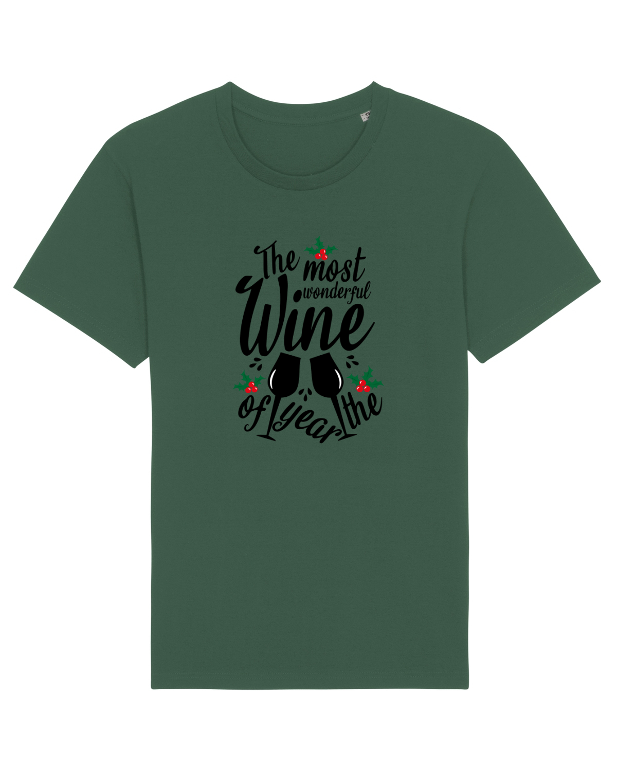 Tricou mânecă scurtă Unisex Rocker Bottle Green