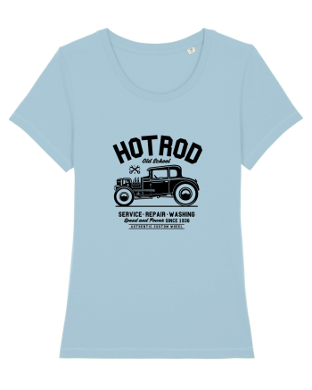 Hot Rod Black Old School Black Sky Blue